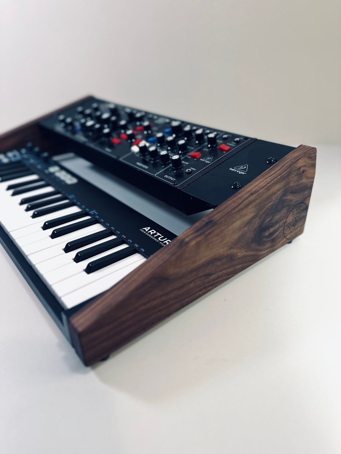 Arturia Keystep and 3u Synth Rack Stand