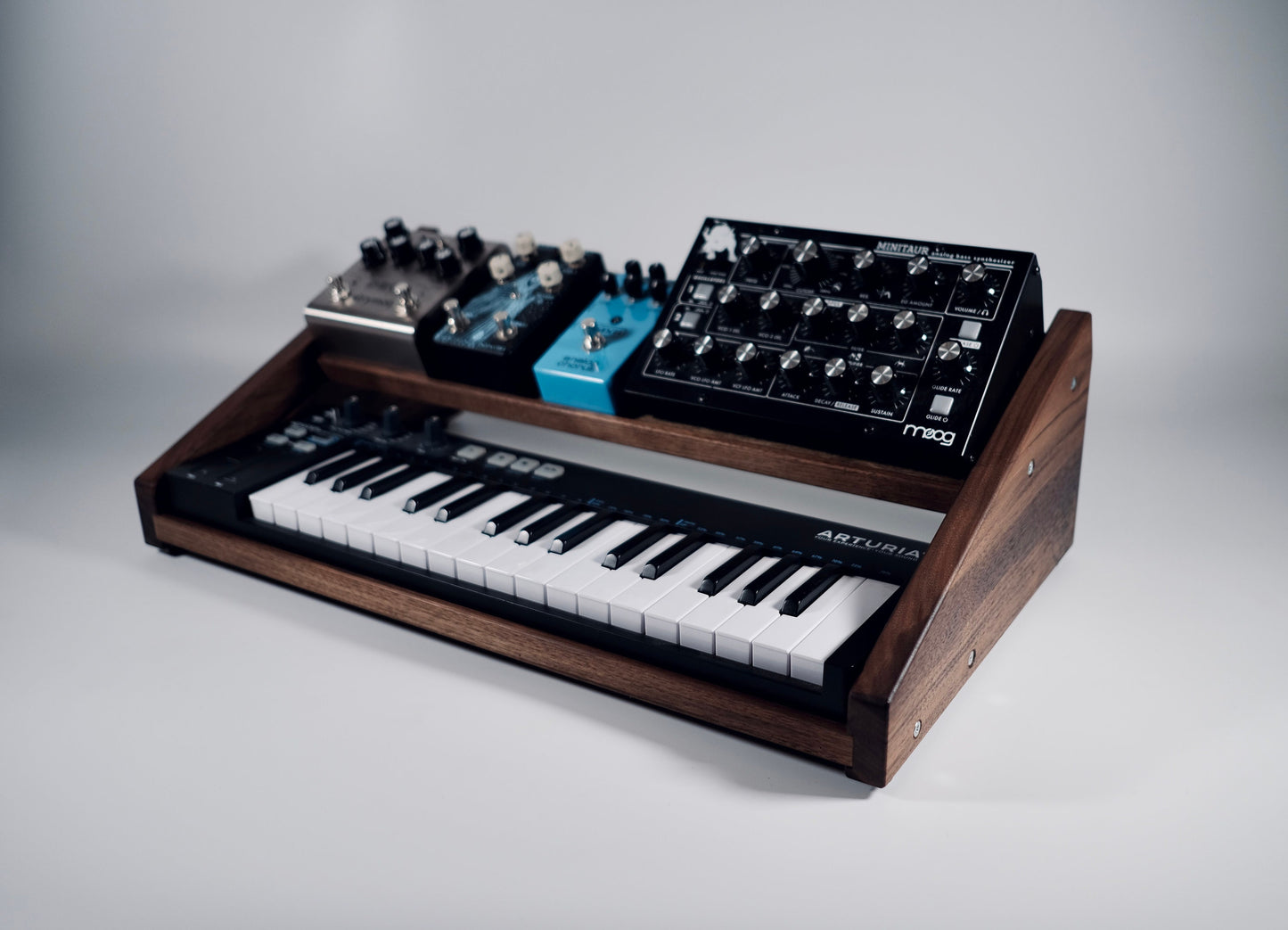 Arturia Keystep and Synth + Effects stand