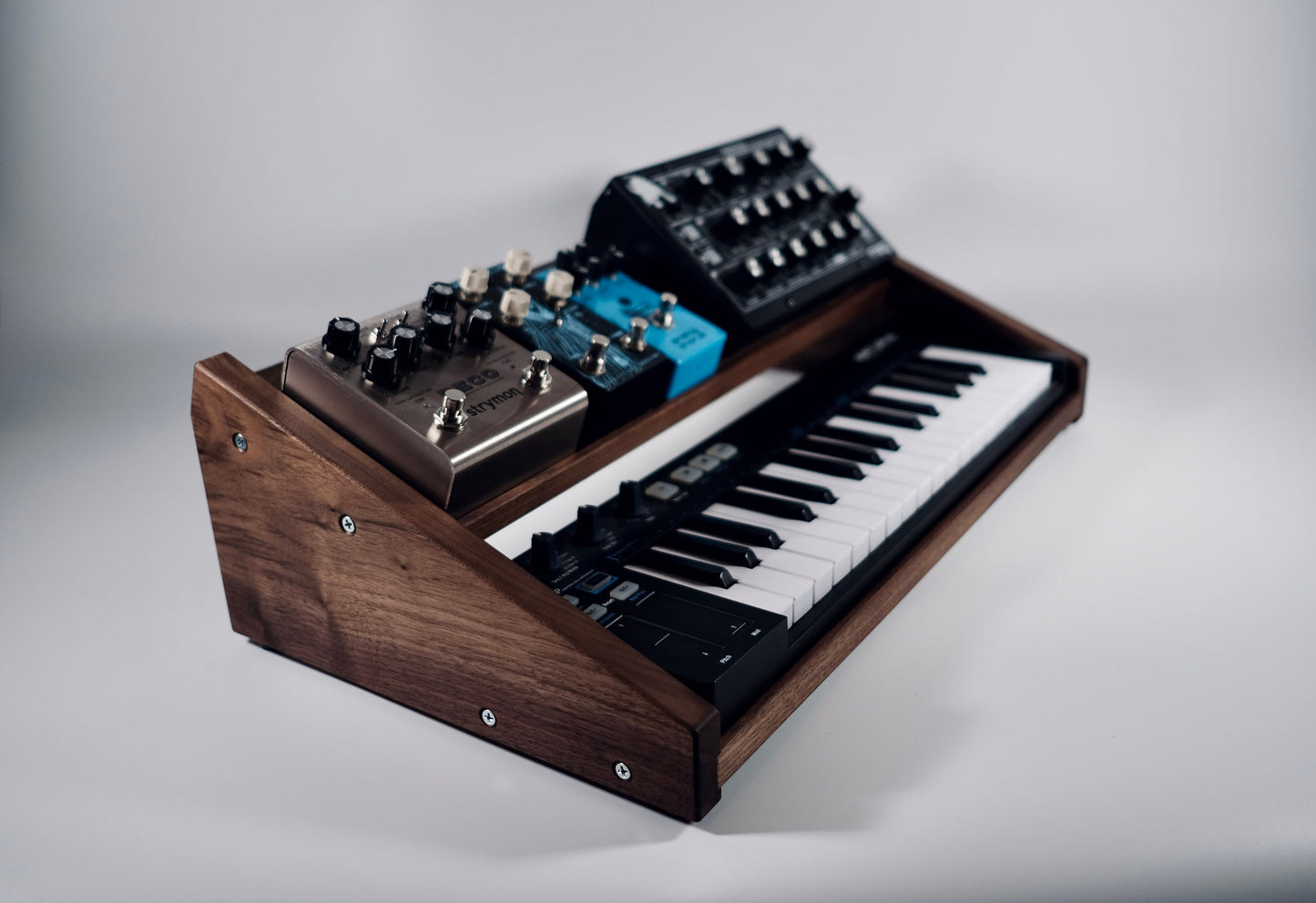 Arturia Keystep and Synth + Effects stand